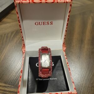 Guess Leather Watch